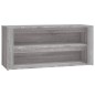 vidaXL Schuhregal Grau Sonoma 100x35x45 cm Holzwerkstoff vidaXL Schuhregal Grau Sonoma 100x35x45 cm Holzwerkstoff