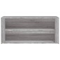 vidaXL Schuhregal Grau Sonoma 100x35x45 cm Holzwerkstoff vidaXL Schuhregal Grau Sonoma 100x35x45 cm Holzwerkstoff