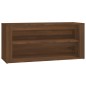 vidaXL Schuhregal Braun Eichen-Optik 100x35x45 cm Holzwerkstoff vidaXL Schuhregal Braun Eichen-Optik 100x35x45 cm Holzwerkstoff