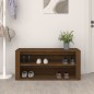 vidaXL Schuhregal Braun Eichen-Optik 100x35x45 cm Holzwerkstoff vidaXL Schuhregal Braun Eichen-Optik 100x35x45 cm Holzwerkstoff