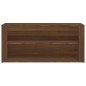 vidaXL Schuhregal Braun Eichen-Optik 100x35x45 cm Holzwerkstoff vidaXL Schuhregal Braun Eichen-Optik 100x35x45 cm Holzwerkstoff
