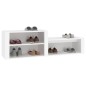 vidaXL Schuhschrank Weiß 150x35x45 cm Holzwerkstoff vidaXL Schuhschrank Weiß 150x35x45 cm Holzwerkstoff