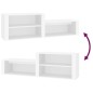 vidaXL Schuhschrank Weiß 150x35x45 cm Holzwerkstoff vidaXL Schuhschrank Weiß 150x35x45 cm Holzwerkstoff