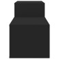 vidaXL Schuhschrank Schwarz 150x35x45 cm Holzwerkstoff vidaXL Schuhschrank Schwarz 150x35x45 cm Holzwerkstoff