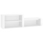 vidaXL Schuhschrank Hochglanz-Weiß 150x35x45 cm Holzwerkstoff vidaXL Schuhschrank Hochglanz-Weiß 150x35x45 cm Holzwerkstoff