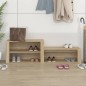 vidaXL Schuhschrank Sonoma-Eiche 150x35x45 cm Holzwerkstoff vidaXL Schuhschrank Sonoma-Eiche 150x35x45 cm Holzwerkstoff
