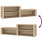 vidaXL Schuhschrank Sonoma-Eiche 150x35x45 cm Holzwerkstoff vidaXL Schuhschrank Sonoma-Eiche 150x35x45 cm Holzwerkstoff
