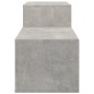 vidaXL Schuhschrank Betongrau 150x35x45 cm Holzwerkstoff vidaXL Schuhschrank Betongrau 150x35x45 cm Holzwerkstoff