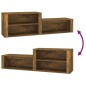 vidaXL Schuhschrank Räuchereiche 150x35x45 cm Holzwerkstoff vidaXL Schuhschrank Räuchereiche 150x35x45 cm Holzwerkstoff