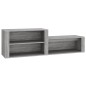 vidaXL Schuhschrank Grau Sonoma 150x35x45 cm Holzwerkstoff vidaXL Schuhschrank Grau Sonoma 150x35x45 cm Holzwerkstoff