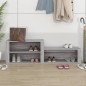 vidaXL Schuhschrank Grau Sonoma 150x35x45 cm Holzwerkstoff vidaXL Schuhschrank Grau Sonoma 150x35x45 cm Holzwerkstoff
