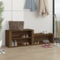 vidaXL Schuhschrank Braun Eichen-Optik 150x35x45 cm Holzwerkstoff vidaXL Schuhschrank Braun Eichen-Optik 150x35x45 cm Holzwerkstoff