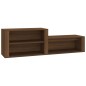 vidaXL Schuhschrank Braun Eichen-Optik 150x35x45 cm Holzwerkstoff vidaXL Schuhschrank Braun Eichen-Optik 150x35x45 cm Holzwerkstoff
