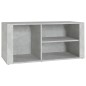vidaXL Schuhregal Betongrau 100x35x45 cm Holzwerkstoff vidaXL Schuhregal Betongrau 100x35x45 cm Holzwerkstoff