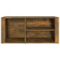 vidaXL Schuhregal Räuchereiche 100x35x45 cm Holzwerkstoff vidaXL Schuhregal Räuchereiche 100x35x45 cm Holzwerkstoff