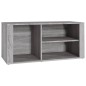 vidaXL Schuhregal Grau Sonoma 100x35x45 cm Holzwerkstoff vidaXL Schuhregal Grau Sonoma 100x35x45 cm Holzwerkstoff
