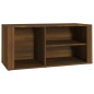 vidaXL Schuhregal Braun Eichen-Optik 100x35x45 cm Holzwerkstoff vidaXL Schuhregal Braun Eichen-Optik 100x35x45 cm Holzwerkstoff