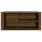 vidaXL Schuhregal Braun Eichen-Optik 100x35x45 cm Holzwerkstoff vidaXL Schuhregal Braun Eichen-Optik 100x35x45 cm Holzwerkstoff