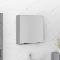 vidaXL Bad-Spiegelschrank Grau Sonoma 64x20x67 cm vidaXL Bad-Spiegelschrank Grau Sonoma 64x20x67 cm