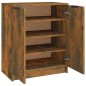 vidaXL Schuhschrank Räuchereiche 59x35x70 cm Holzwerkstoff vidaXL Schuhschrank Räuchereiche 59x35x70 cm Holzwerkstoff
