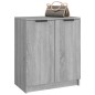 vidaXL Schuhschrank Grau Sonoma 59x35x70 cm Holzwerkstoff vidaXL Schuhschrank Grau Sonoma 59x35x70 cm Holzwerkstoff