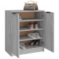 vidaXL Schuhschrank Grau Sonoma 59x35x70 cm Holzwerkstoff vidaXL Schuhschrank Grau Sonoma 59x35x70 cm Holzwerkstoff