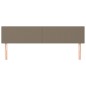 Kopfteile 2 Stk. Taupe 90x5x78/88 cm Stoff Kopfteile 2 Stk. Taupe 90x5x78/88 cm Stoff