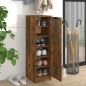 vidaXL Schuhschrank Räuchereiche 30x35x100 cm Holzwerkstoff vidaXL Schuhschrank Räuchereiche 30x35x100 cm Holzwerkstoff