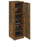 vidaXL Schuhschrank Räuchereiche 30x35x100 cm Holzwerkstoff vidaXL Schuhschrank Räuchereiche 30x35x100 cm Holzwerkstoff
