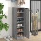 vidaXL Schuhschrank Grau Sonoma 30x35x100 cm Holzwerkstoff vidaXL Schuhschrank Grau Sonoma 30x35x100 cm Holzwerkstoff