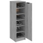 vidaXL Schuhschrank Grau Sonoma 30x35x100 cm Holzwerkstoff vidaXL Schuhschrank Grau Sonoma 30x35x100 cm Holzwerkstoff