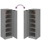 vidaXL Schuhschrank Grau Sonoma 30x35x100 cm Holzwerkstoff vidaXL Schuhschrank Grau Sonoma 30x35x100 cm Holzwerkstoff