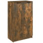 vidaXL Schuhschrank Räuchereiche 59x35x100 cm Holzwerkstoff