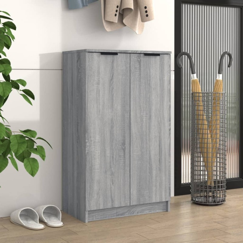 vidaXL Schuhschrank Grau Sonoma 59x35x100 cm Holzwerkstoff vidaXL Schuhschrank Grau Sonoma 59x35x100 cm Holzwerkstoff
