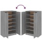 vidaXL Schuhschrank Grau Sonoma 59x35x100 cm Holzwerkstoff vidaXL Schuhschrank Grau Sonoma 59x35x100 cm Holzwerkstoff