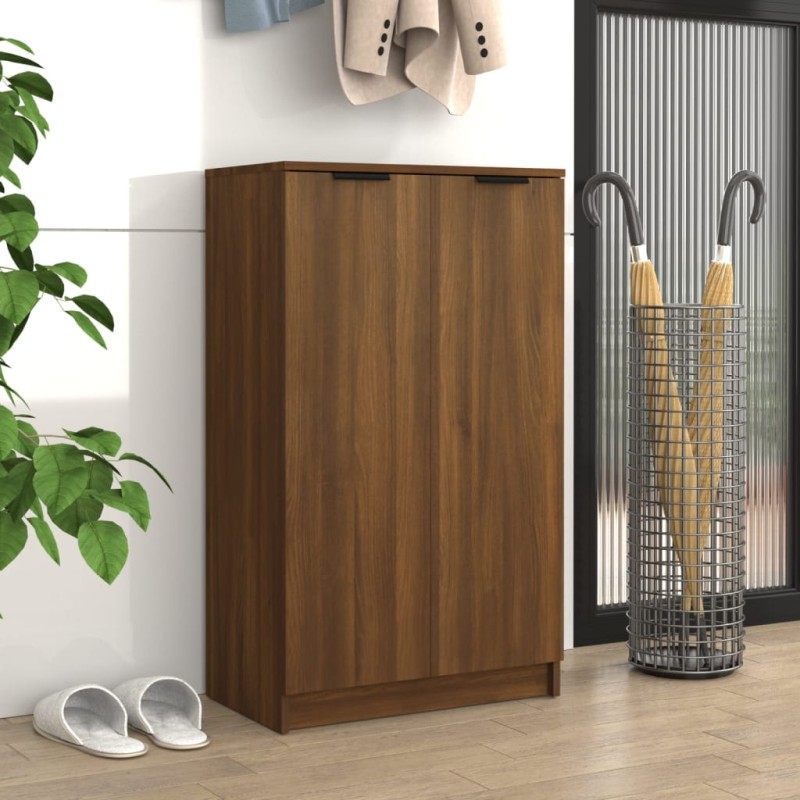 vidaXL Schuhschrank Braun Eichen-Optik 59x35x100 cm Holzwerkstoff vidaXL Schuhschrank Braun Eichen-Optik 59x35x100 cm Holzwerkstoff