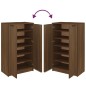 vidaXL Schuhschrank Braun Eichen-Optik 59x35x100 cm Holzwerkstoff vidaXL Schuhschrank Braun Eichen-Optik 59x35x100 cm Holzwerkstoff