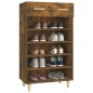 vidaXL Schuhschrank Räuchereiche 60x35x105 cm Holzwerkstoff vidaXL Schuhschrank Räuchereiche 60x35x105 cm Holzwerkstoff