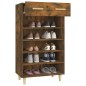 vidaXL Schuhschrank Räuchereiche 60x35x105 cm Holzwerkstoff vidaXL Schuhschrank Räuchereiche 60x35x105 cm Holzwerkstoff