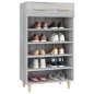 vidaXL Schuhschrank Grau Sonoma 60x35x105 cm Holzwerkstoff vidaXL Schuhschrank Grau Sonoma 60x35x105 cm Holzwerkstoff