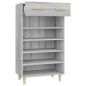 vidaXL Schuhschrank Grau Sonoma 60x35x105 cm Holzwerkstoff vidaXL Schuhschrank Grau Sonoma 60x35x105 cm Holzwerkstoff