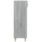 vidaXL Schuhschrank Grau Sonoma 60x35x105 cm Holzwerkstoff vidaXL Schuhschrank Grau Sonoma 60x35x105 cm Holzwerkstoff