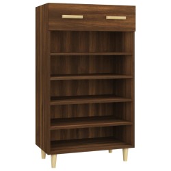 vidaXL Schuhschrank Braun Eichen-Optik 60x35x105 cm Holzwerkstoff