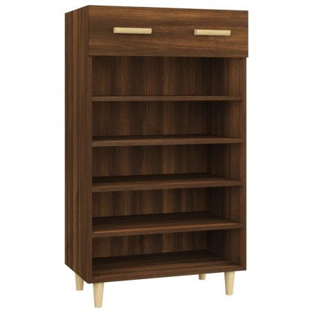 vidaXL Schuhschrank Braun Eichen-Optik 60x35x105 cm Holzwerkstoff
