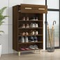 vidaXL Schuhschrank Braun Eichen-Optik 60x35x105 cm Holzwerkstoff vidaXL Schuhschrank Braun Eichen-Optik 60x35x105 cm Holzwerkstoff