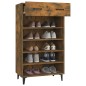 vidaXL Schuhschrank Räuchereiche 60x35x105 cm Holzwerkstoff vidaXL Schuhschrank Räuchereiche 60x35x105 cm Holzwerkstoff