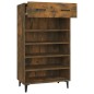 vidaXL Schuhschrank Räuchereiche 60x35x105 cm Holzwerkstoff vidaXL Schuhschrank Räuchereiche 60x35x105 cm Holzwerkstoff