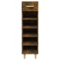 vidaXL Schuhschrank Räuchereiche 30x35x105 cm Holzwerkstoff vidaXL Schuhschrank Räuchereiche 30x35x105 cm Holzwerkstoff