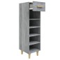 vidaXL Schuhschrank Grau Sonoma 30x35x105 cm Holzwerkstoff vidaXL Schuhschrank Grau Sonoma 30x35x105 cm Holzwerkstoff