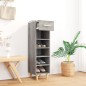 vidaXL Schuhschrank Grau Sonoma 30x35x105 cm Holzwerkstoff vidaXL Schuhschrank Grau Sonoma 30x35x105 cm Holzwerkstoff